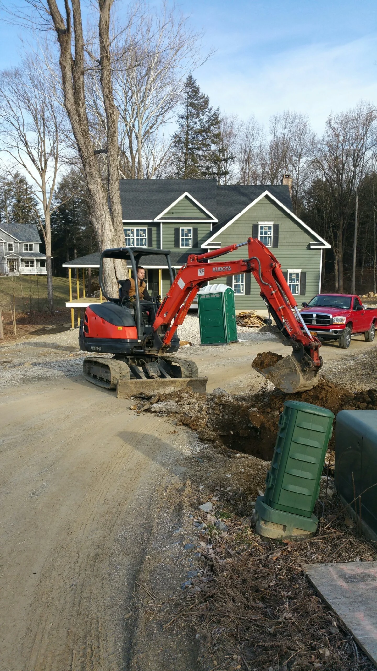 Underground service installation