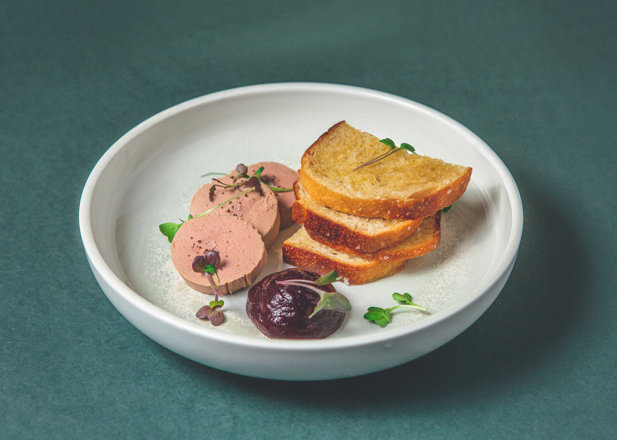 foie gras and toast at mavis