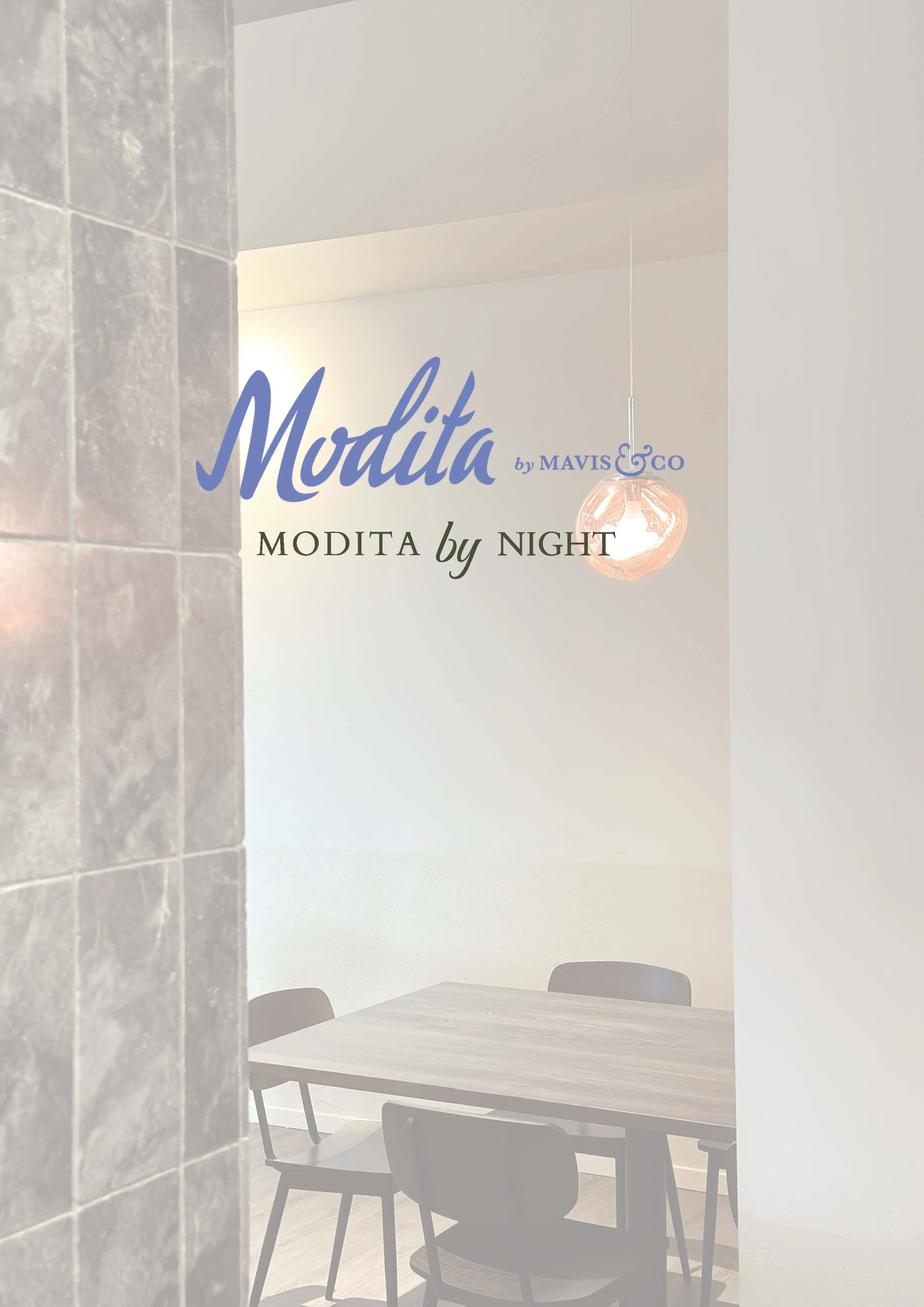Modita Menu Gallery 3 — MAVIS & Co