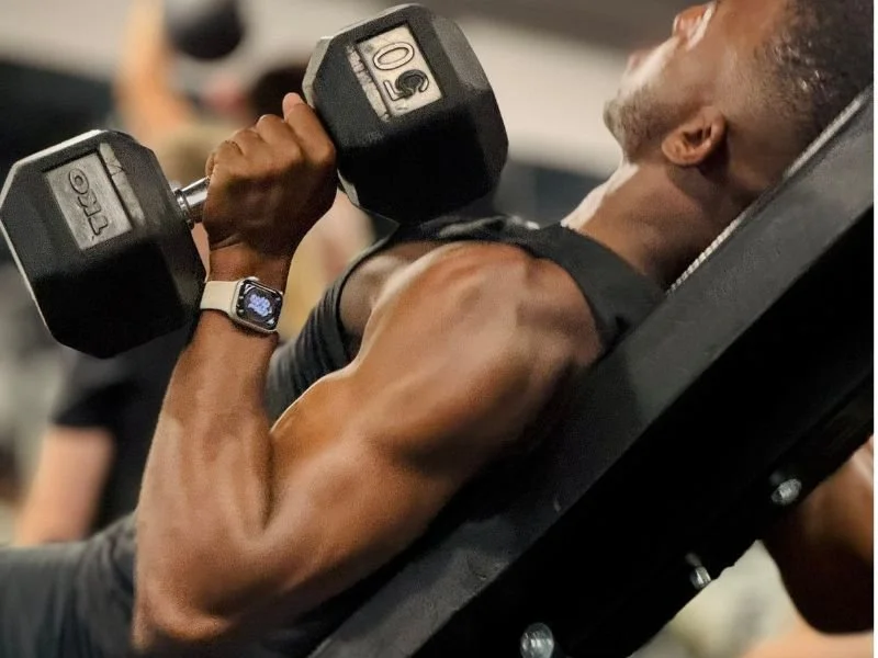 bench press strong man