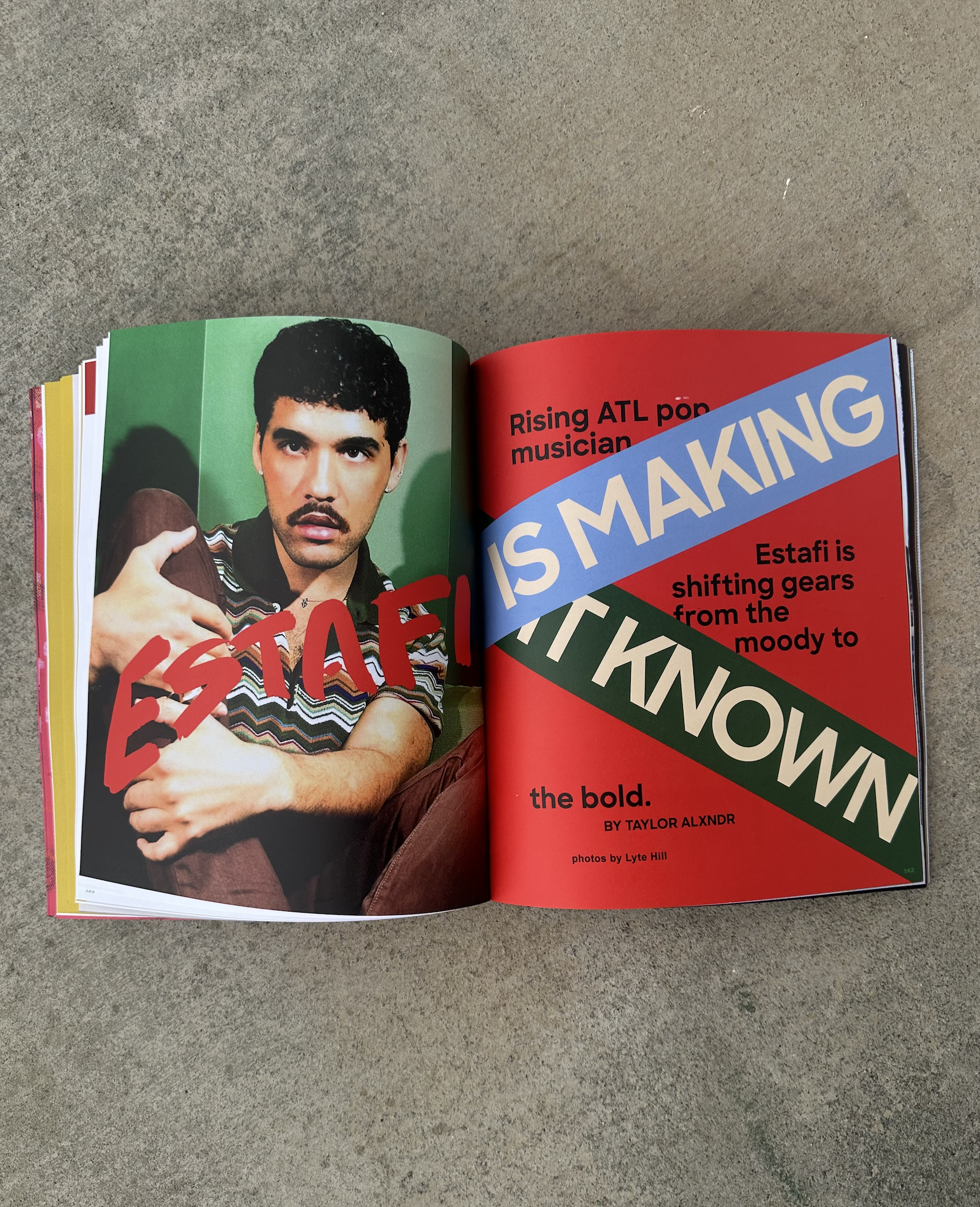 Estafi featured in Wussy Magazine, Vol.14