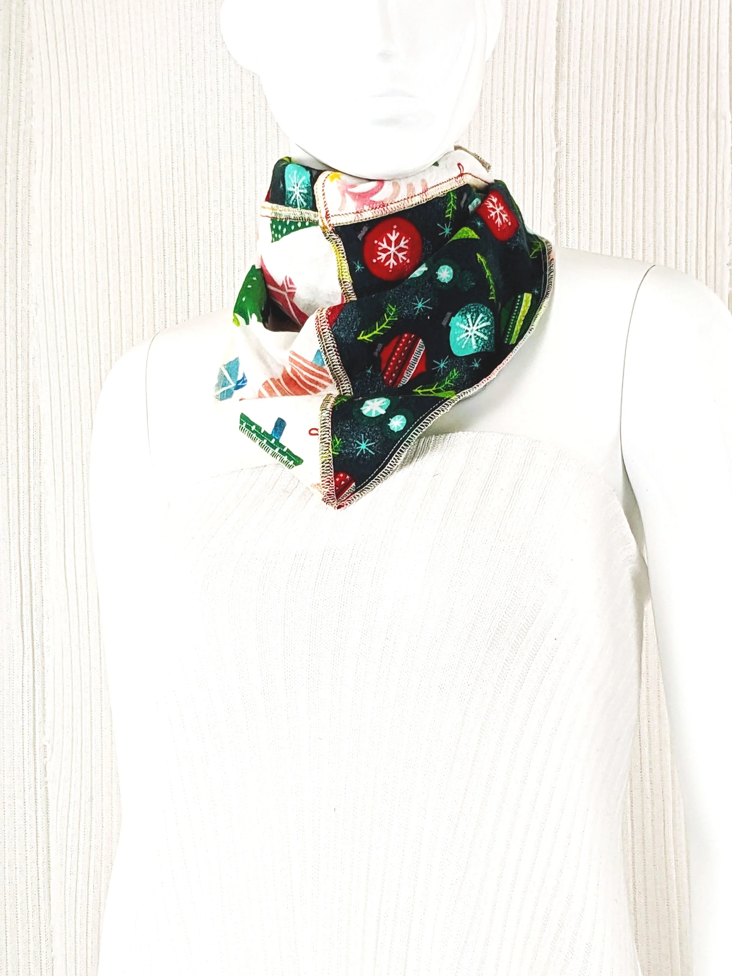 Patchwork Bandana : Christmas Tree Ornaments