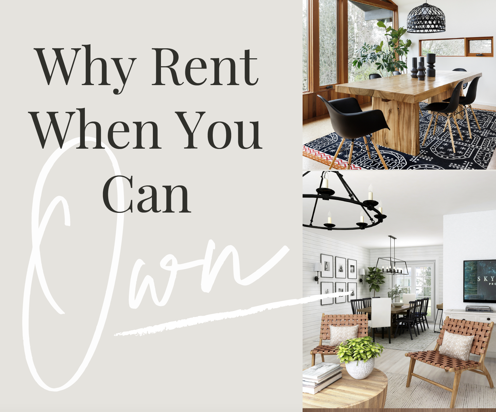 Guide: Why Rent When You Can Own?