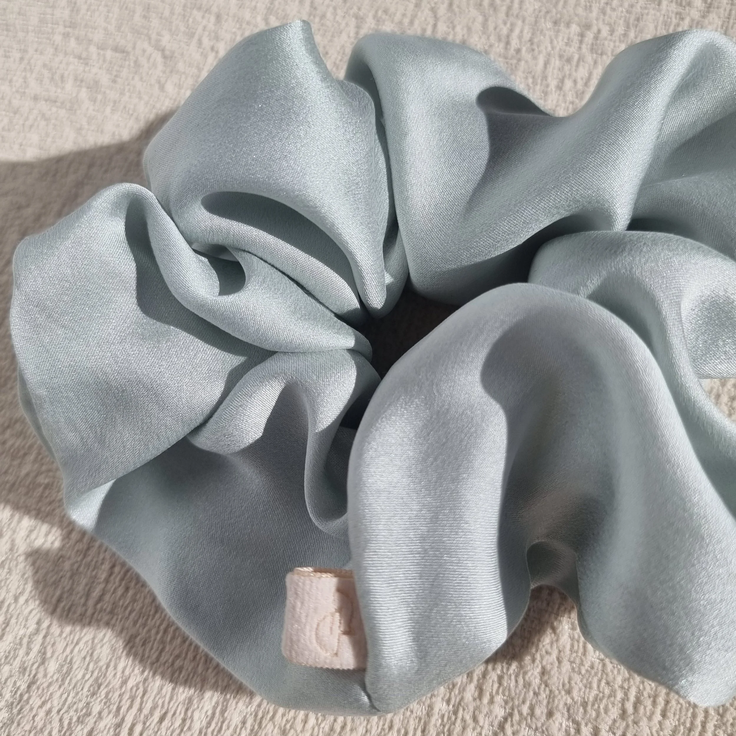 Sky Silk Luxe Scrunchie