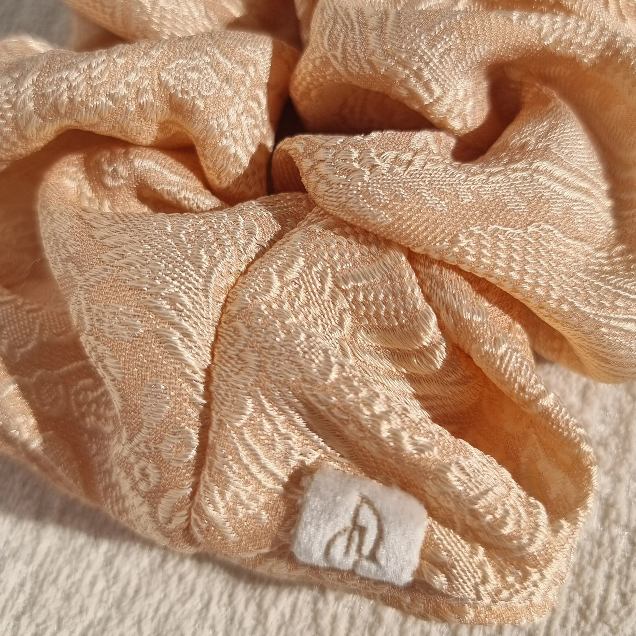 Jacquard Silk Luxe Scrunchie