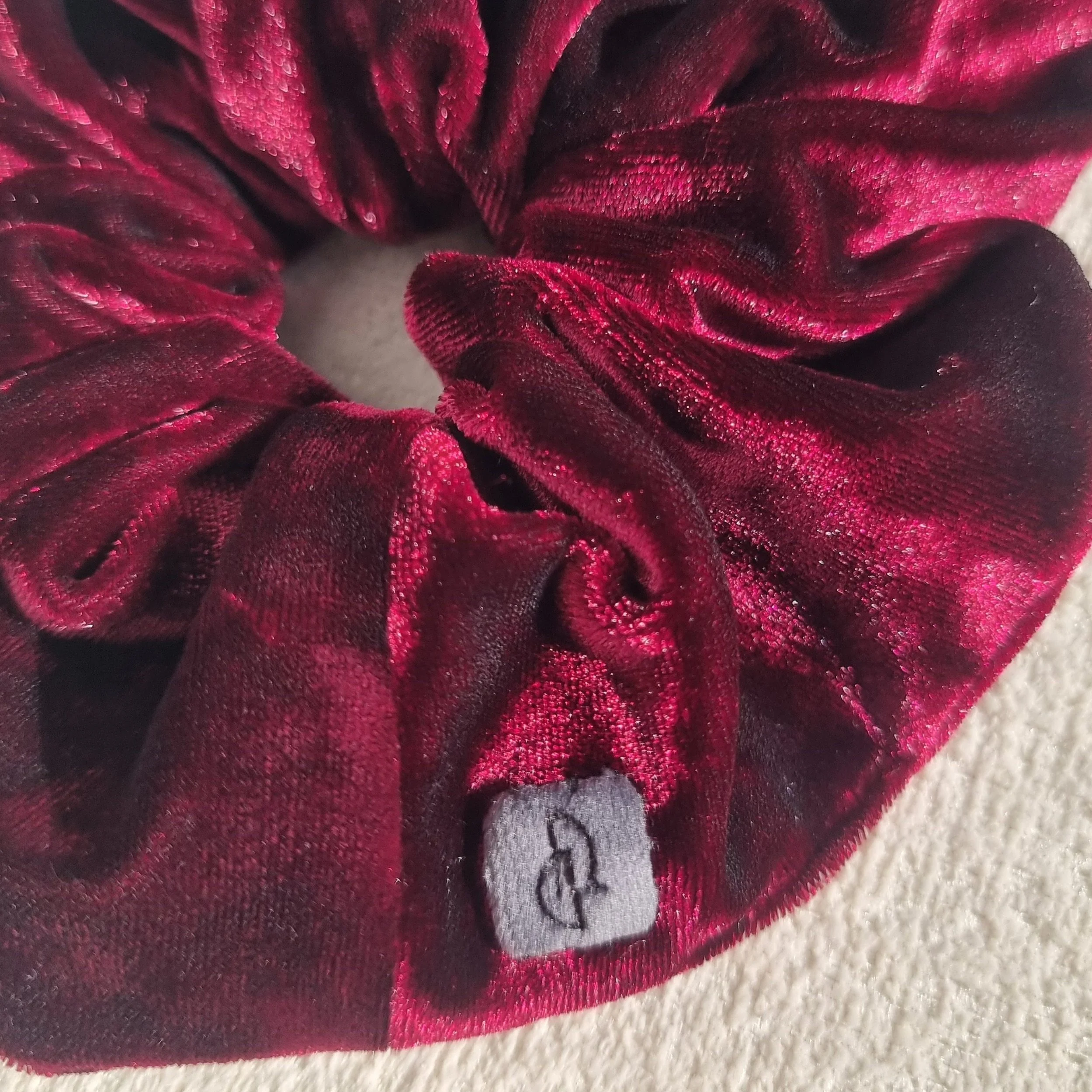 Mulberry Velour Luxe Scrunchie