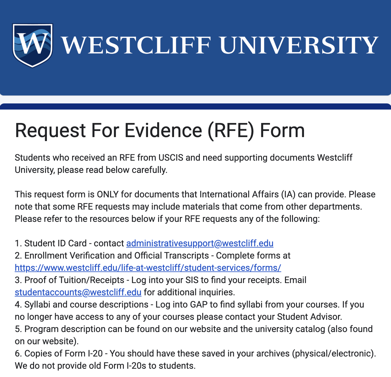 Day 1 CPT H1B RFE Common Questions and Answers