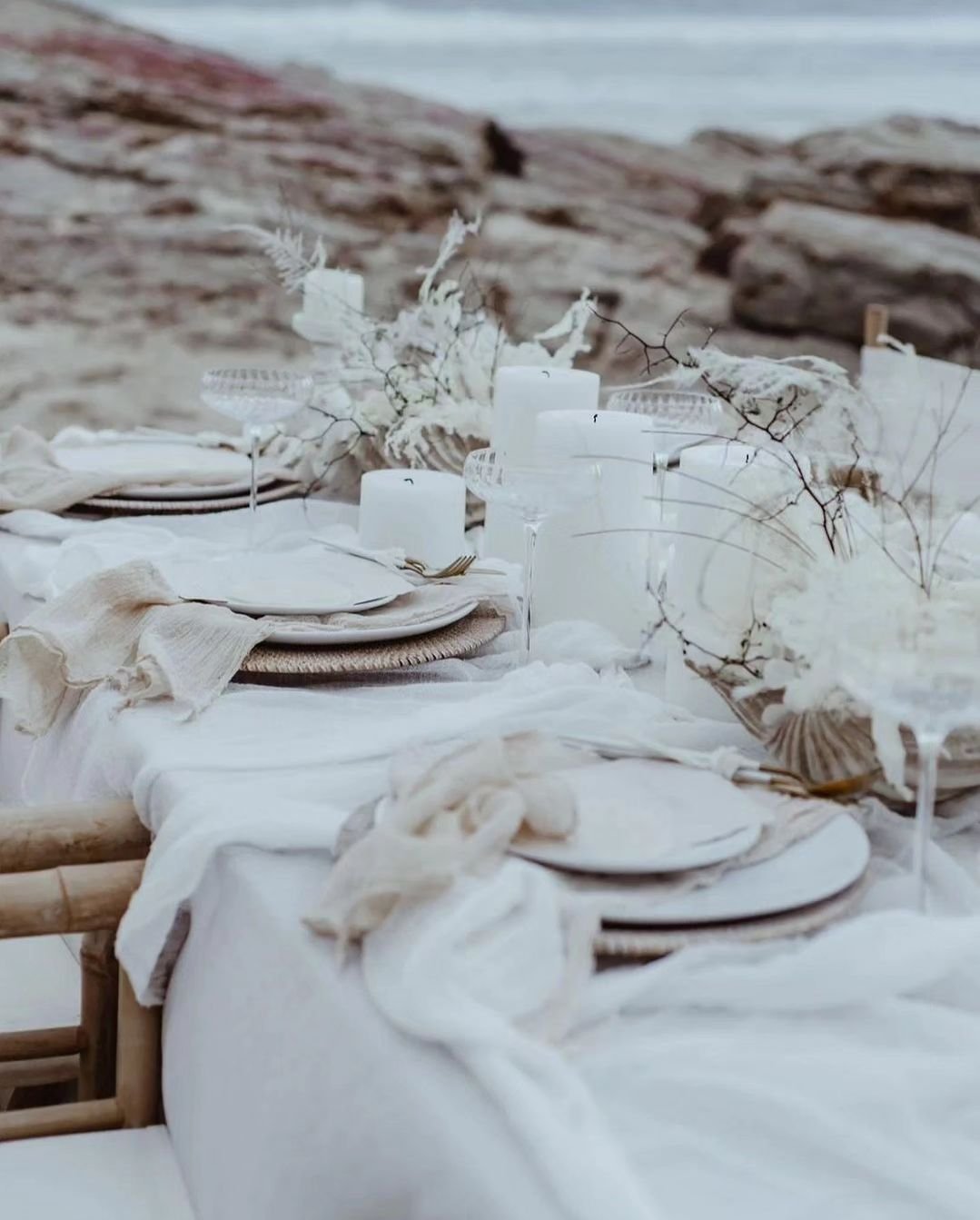 We created luxury by the seaside, and it was perfection!

T H E  P O U R I N G
Photographer @calika.co 
Planner + Stylist @enamour.weddings
Floral Stylist @wildebotanicals 
Gowns @ella_moda 
Suit @brunossuits 
HMUA @philippamendesartistry 
Hire @theo