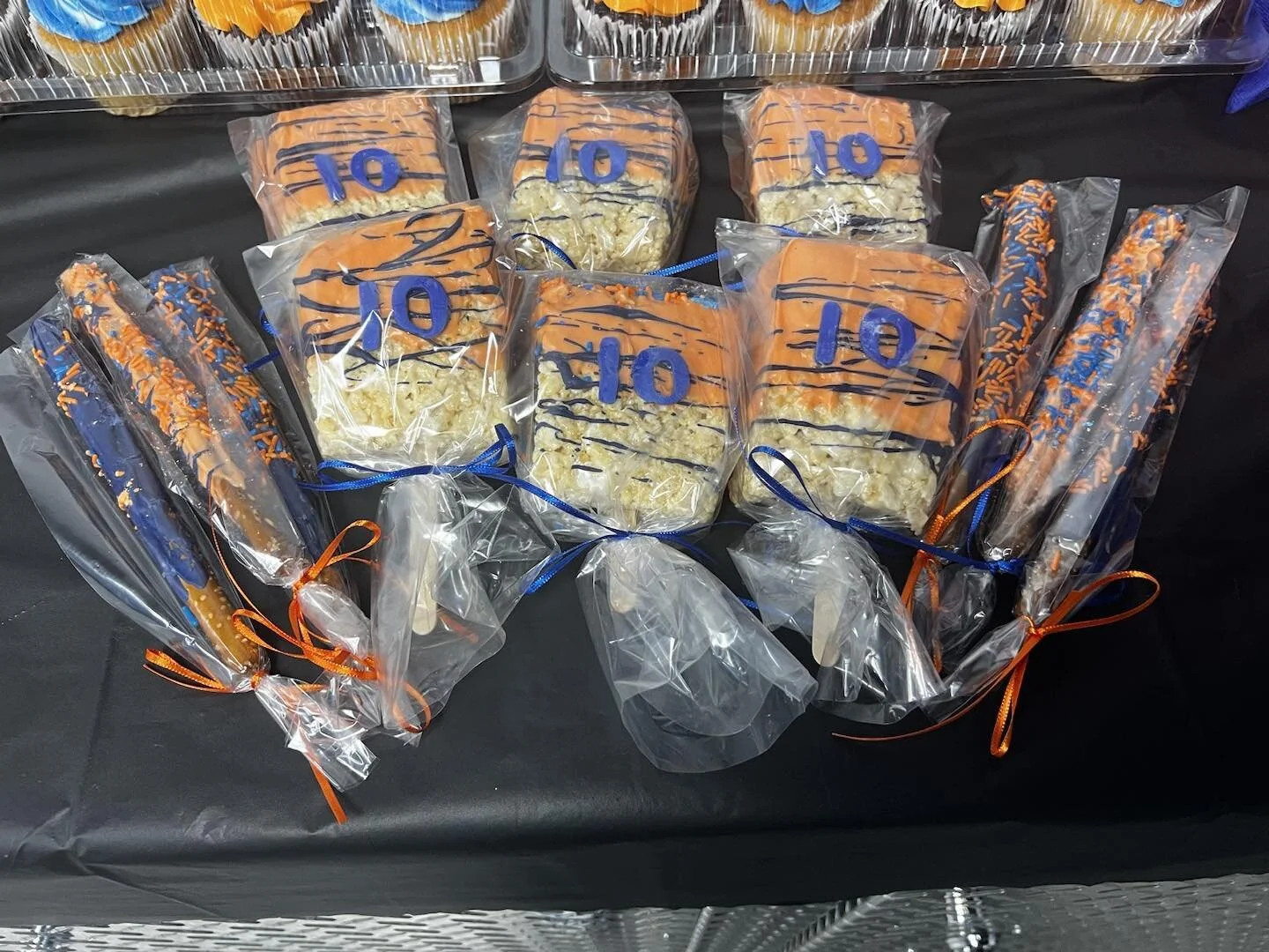 #Nerf inspired Birthday Party #rice crispy treats #dipped pretzel rods #Visit @ kita&rsquo;s kitchen &amp; more #kitaskitchen #10th birthday #Treats