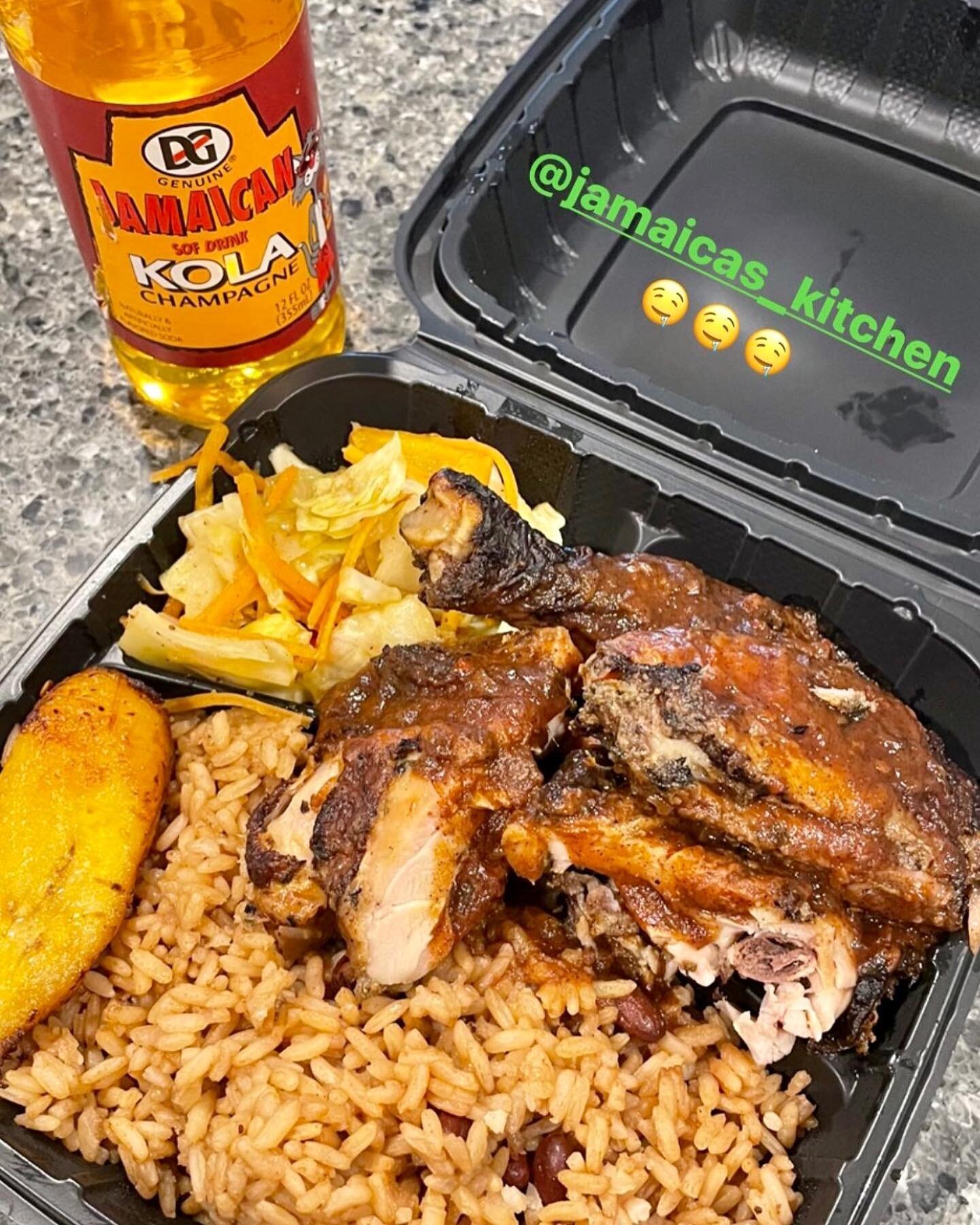 📸 credit: @jamaicub_ 
🍽: Jerk Chicken Plate with Kola Champagne Soda
.
.

💥💥SCHEDULE💥💥
.
#wearamask
#socialdistancing
#washyourhands
.
.
🇯🇲MON. 3/7
DINNER 5-7:30PM
NSL LEAGUE NIGHT - FTL
1140 W 1100 N
North Salt Lake
.
.
🇯🇲TUES. 3/8
ALL DAY