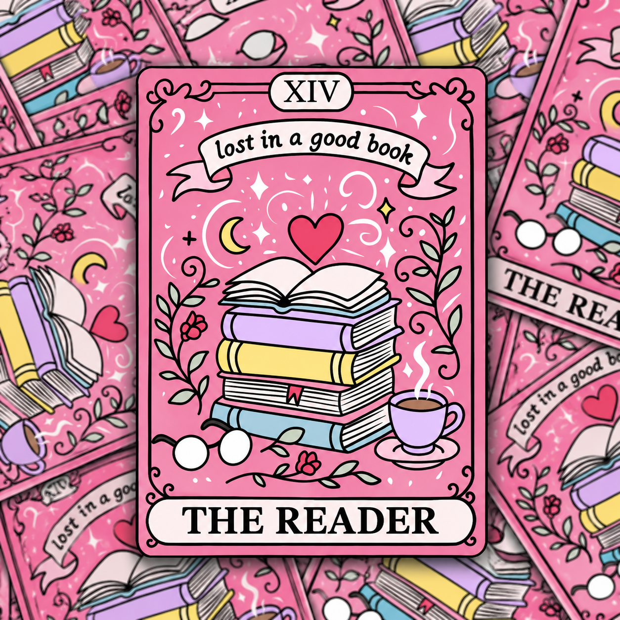 The Reader Tarot Sticker