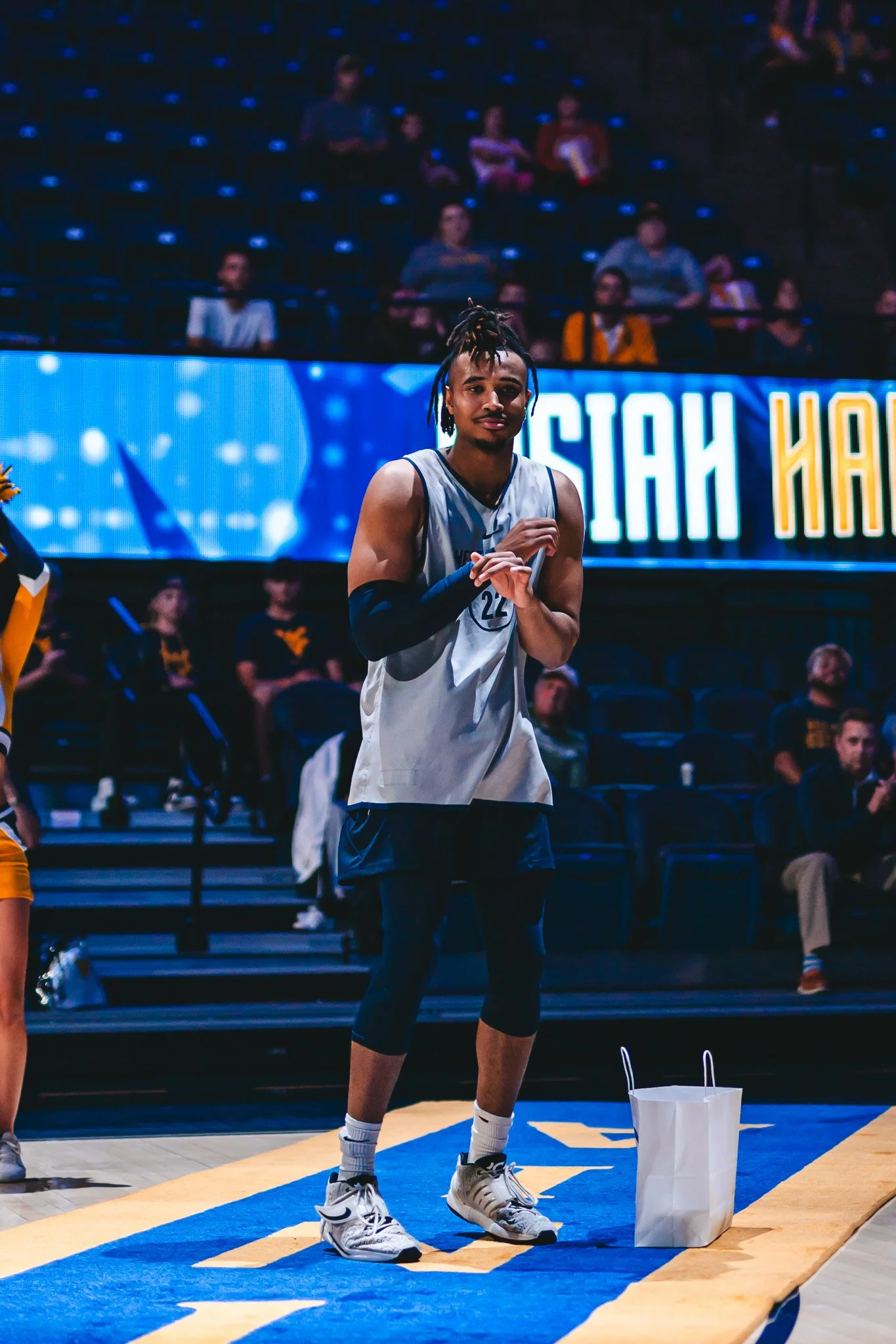 20231004_MBB_Mountaineer Madness_Walkouts_Josiah_Harris_JSR_2.jpg