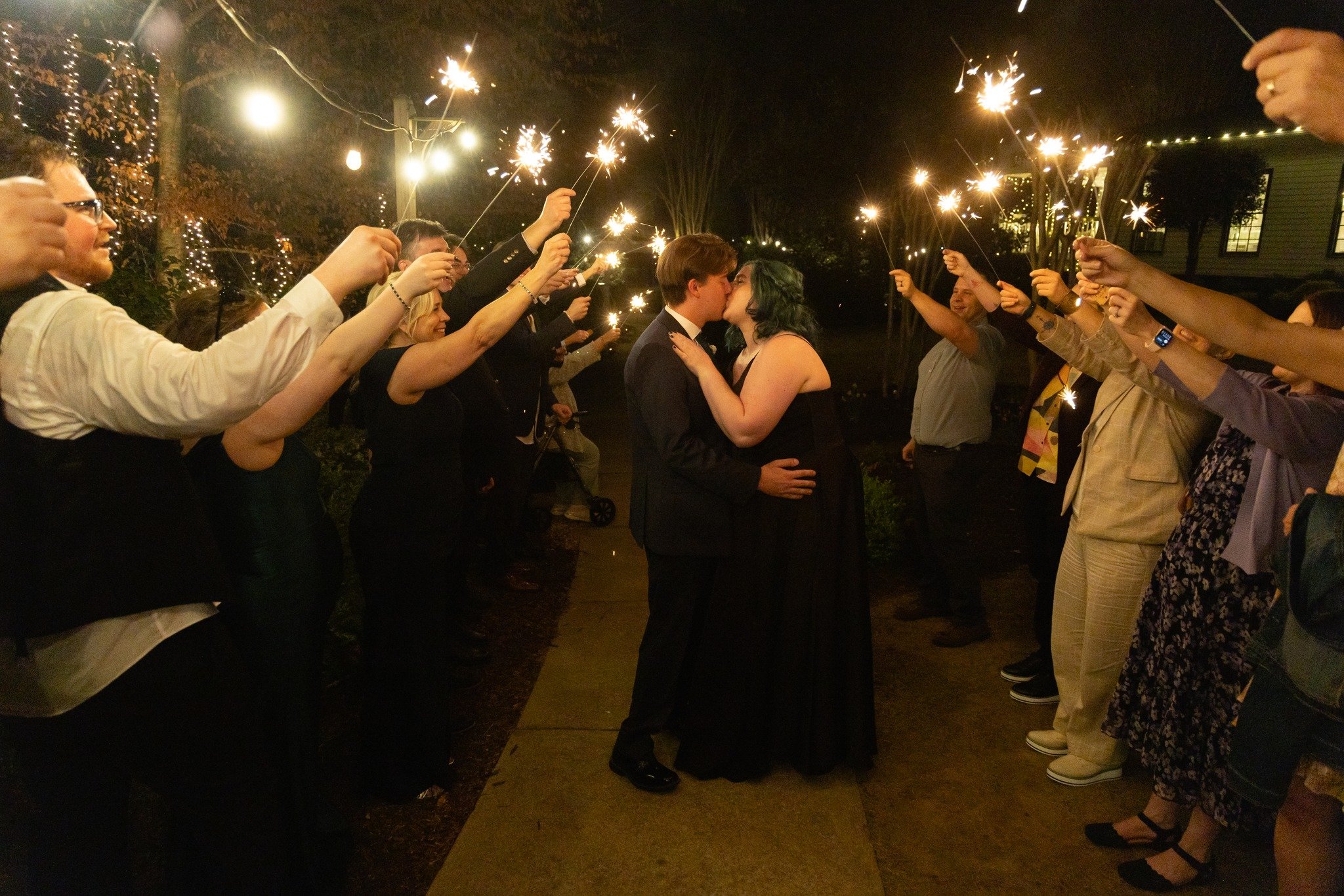 Twinkly lights in the trees mixed with the sparkler send off make for a beautiful ending to a beautiful day! 🌟✨

Schedule a tour with us at https://www.bradfordhouseandgardens.com/contact-us
and find out why you want to be a BHG bride! 🩷
@paulrawli