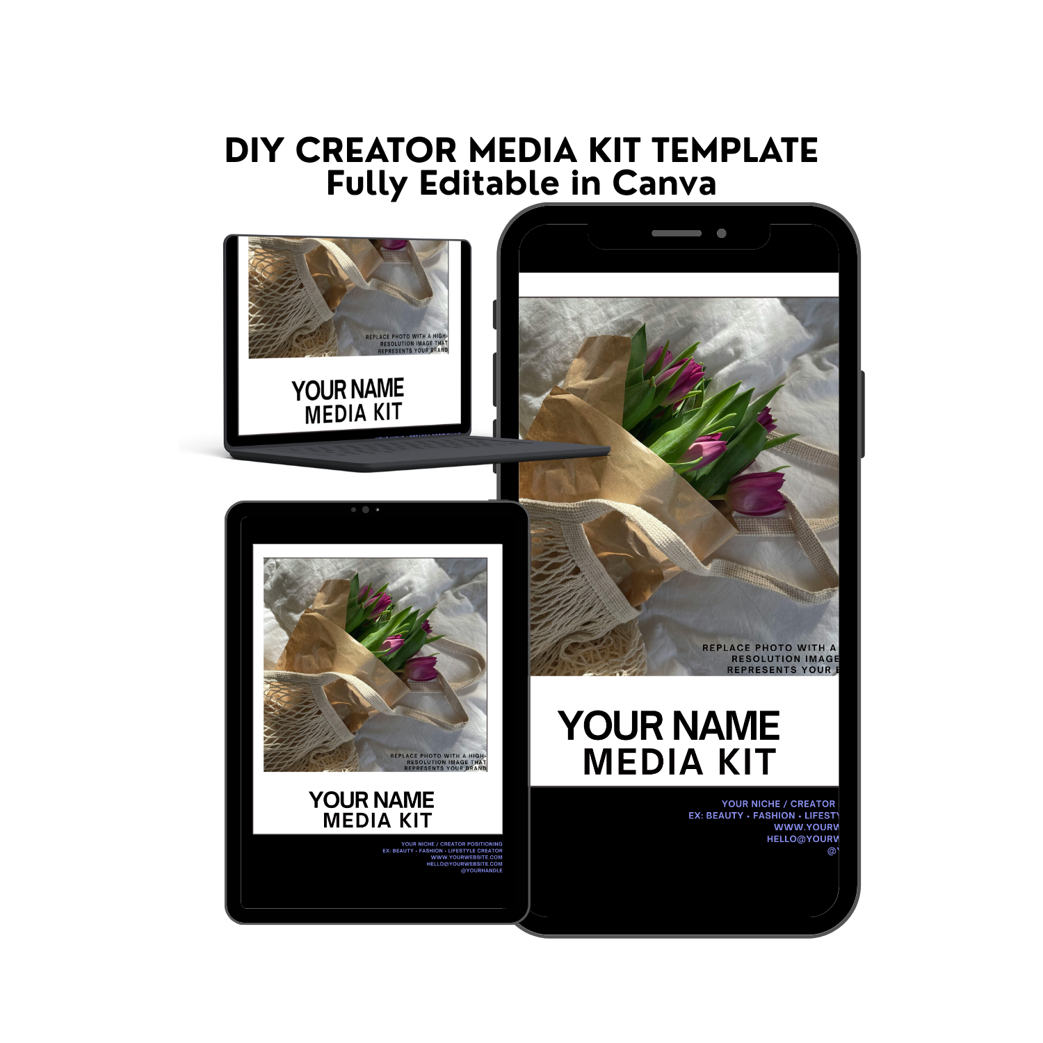 DIY Creator Media Kit Template