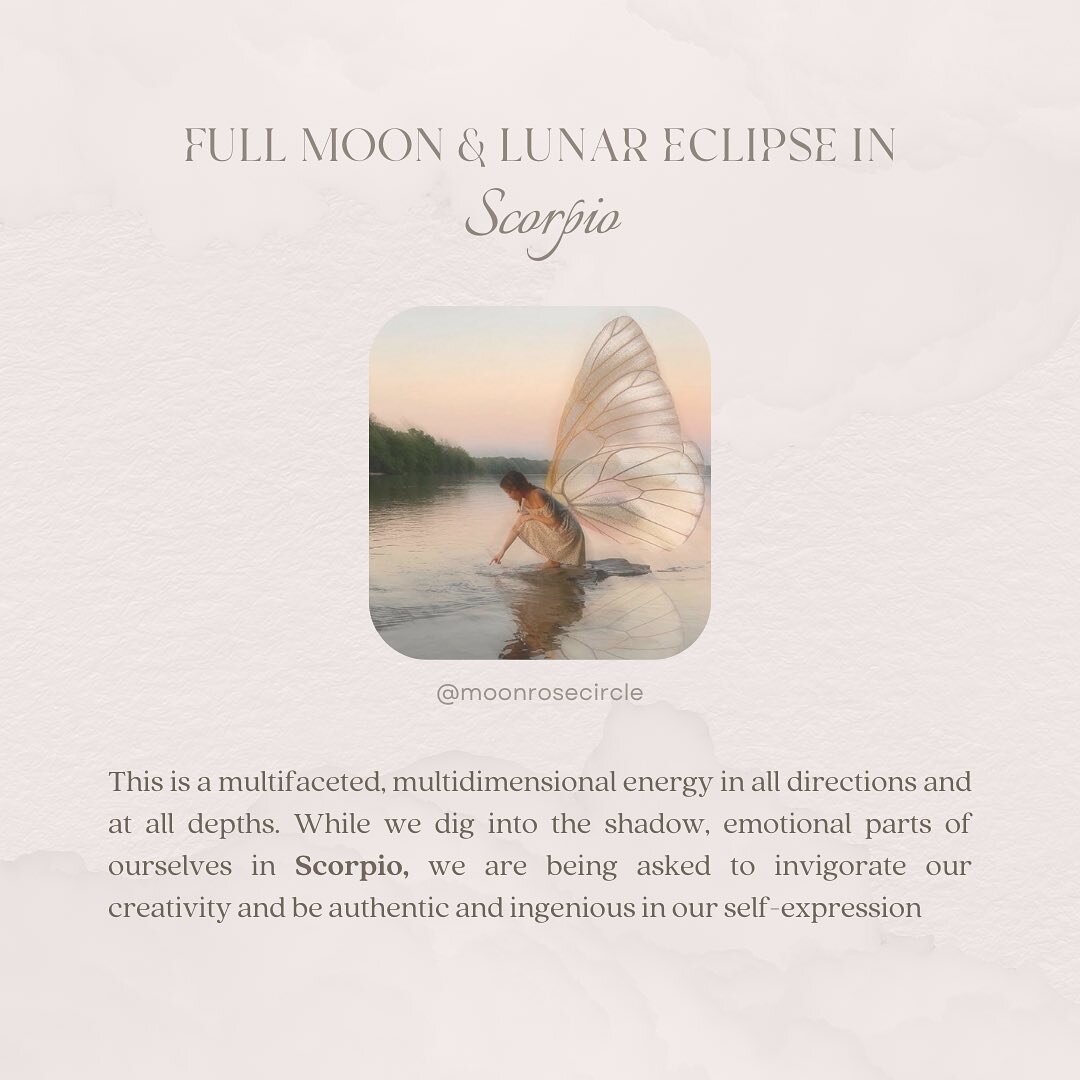 Welcome to May! There is a lot of fast-paced and flowing energy available this month, and perhaps you might already feel change in the air!

The full moon occurs with a lunar eclipse in Scorpio, and not long after Mercury goes retrograde in Gemini. T