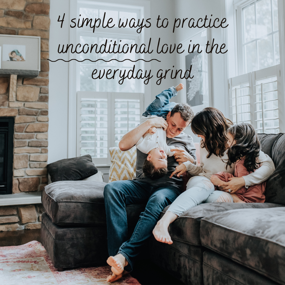      

 
    4 simple ways to practice unconditional love in the everyday grind   Do you ever wonder how you are supposed to live out the  radical love  Jesus calls us to? I mean, we all know it is not an easy task to do day in and day out. Specially