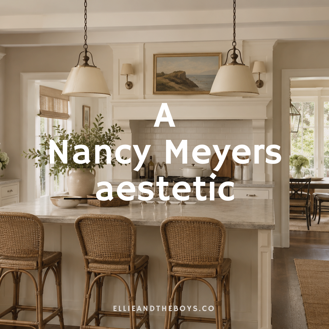       
  
     How to Get a Nancy Meyers Home [Without Breaking the Bank]   One of my favorite things to hear is when my kids say  “I love how cozy our house feels, mom”  I mean, the people in our home is why we put so much energy into thinking about