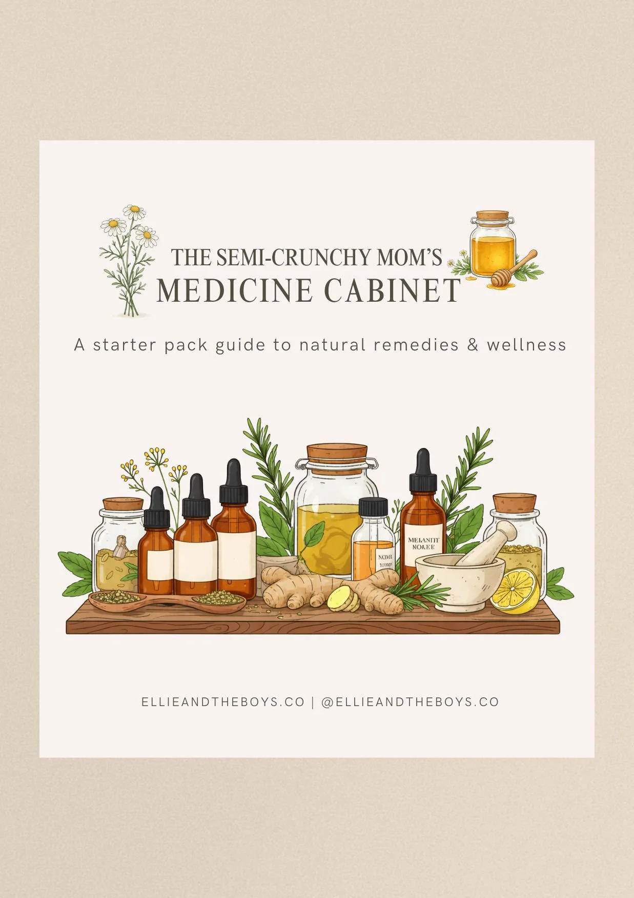 The semi-crunchy mom's medicine cabinet