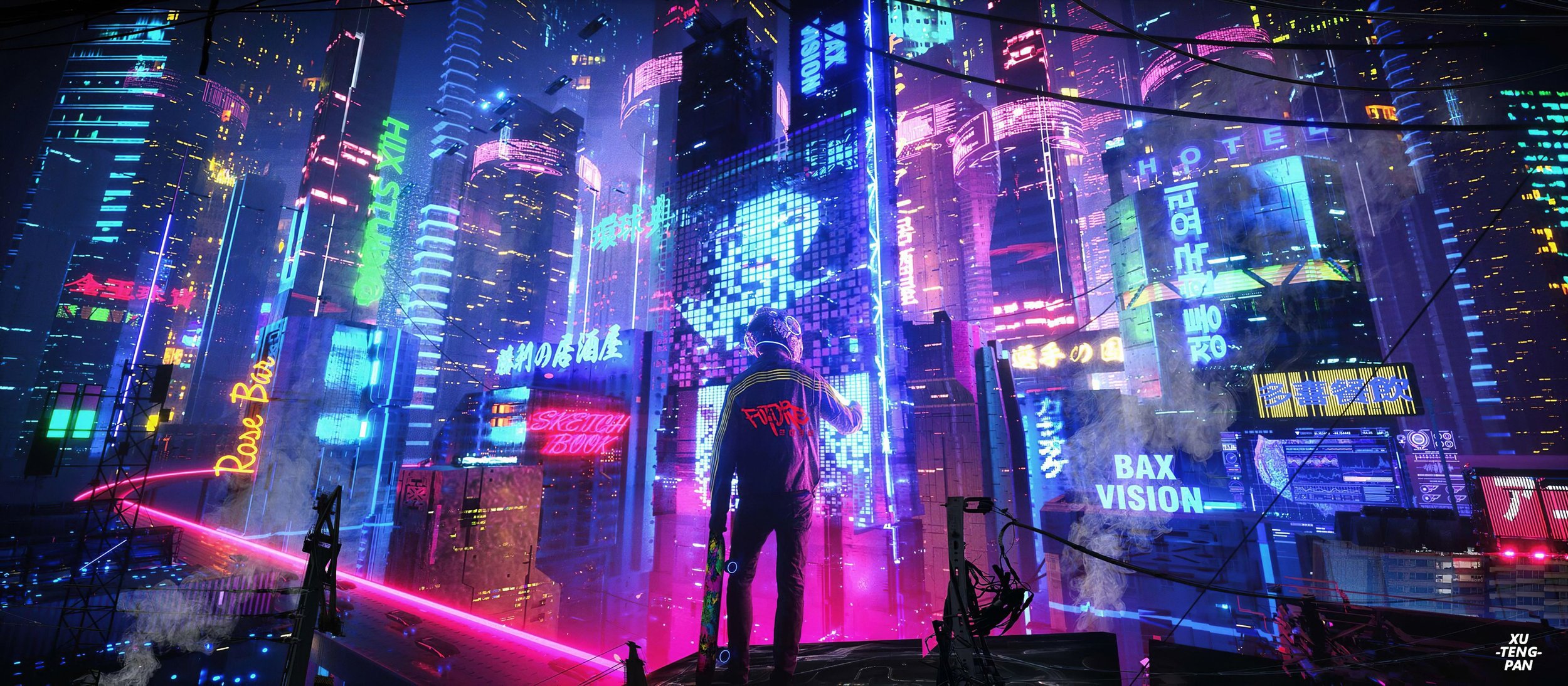Cyberpunk-ish City