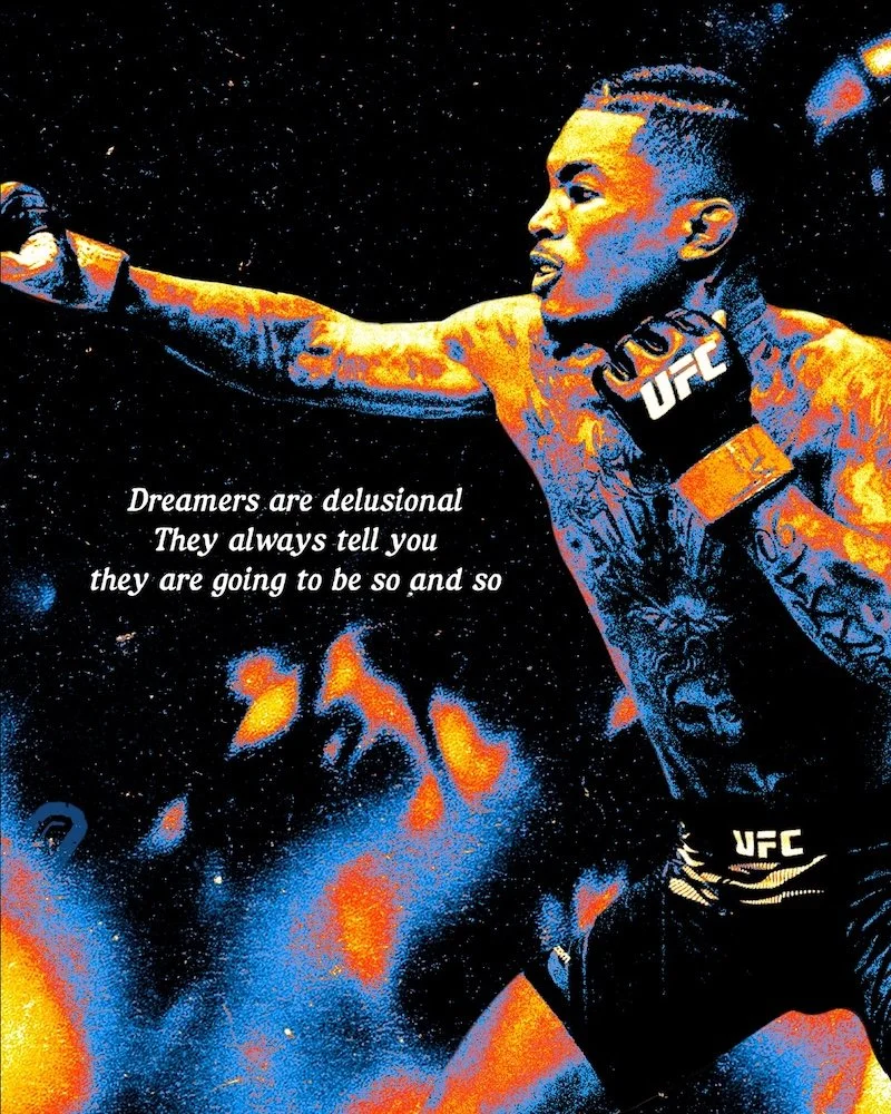 Malcolm Wellmaker UFC merch american fighter poster Georgia welding welder Bantamweight mma mixed martial art muay thai kickboxing combat sport bdcmma brain damage creative 5.jpg