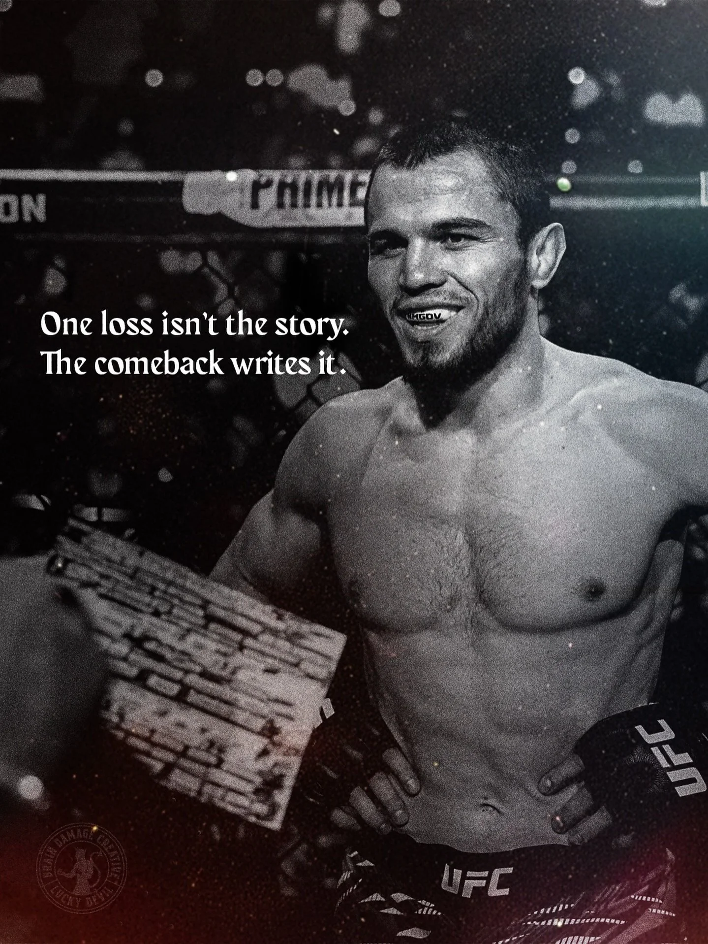 Pain is fuel. Victory is fire. 
#UmarNurmagomedov #ufc321 #ufc #braindamagecreative