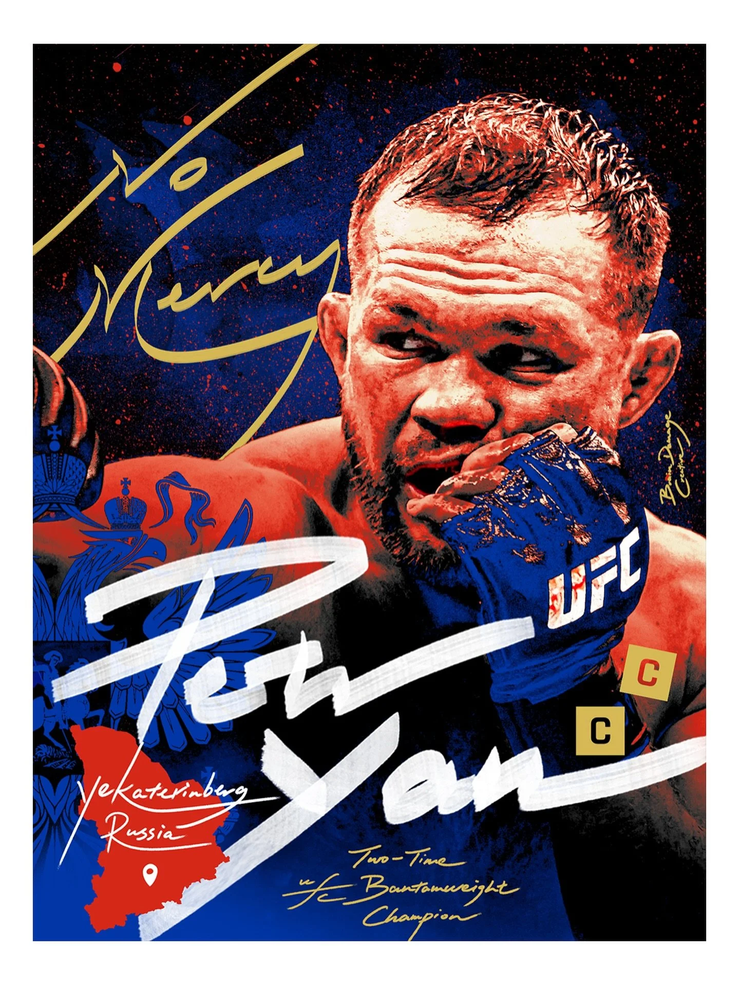 From written off to written in gold.
#PetrYan&nbsp;#NoMercy&nbsp;#ufc&nbsp;#braindamagecreative