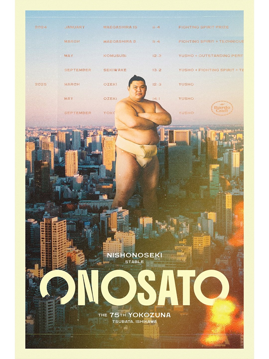 Besides his own ambitions, Onosato carries the weight of a nation&rsquo;s aspirations on his shoulders, the first Japanese-born Yokozuna since Kisenosato retired in 2019. 

In just two years, Onosato went from his Makuuchi debut in January 2024 to be