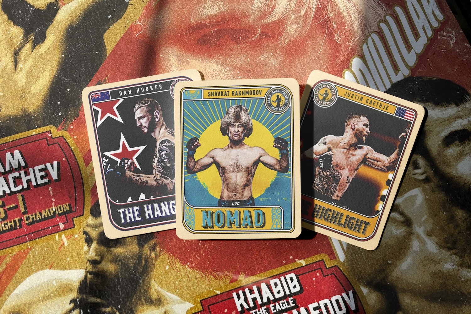 UFC trading cards tony yang bardo craft bdcmma