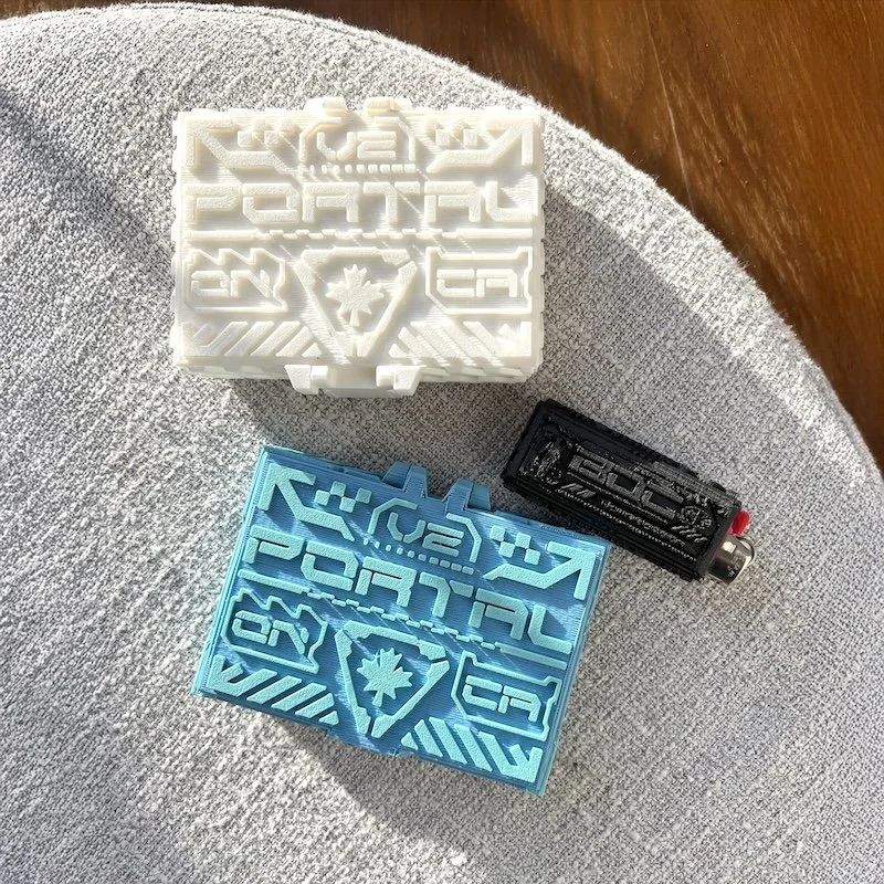 Portal Cannabis Joint Case lighter case Brain Damage Creative Tony Yang