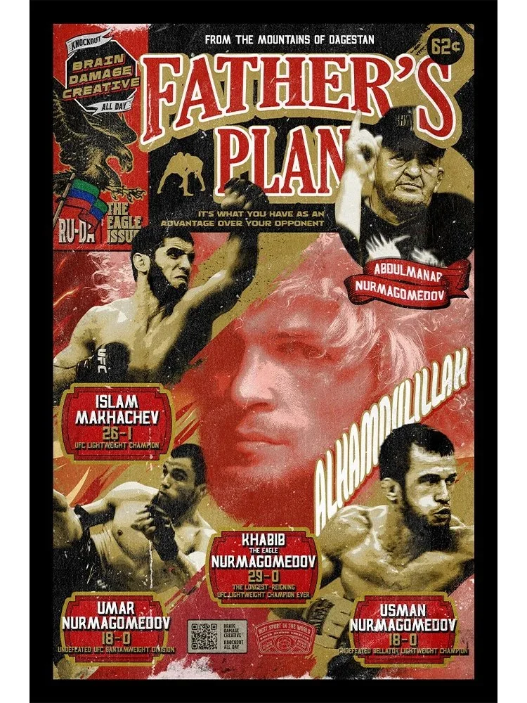 Khabib Nurmagomedov UFC  tony yang brain damage creative