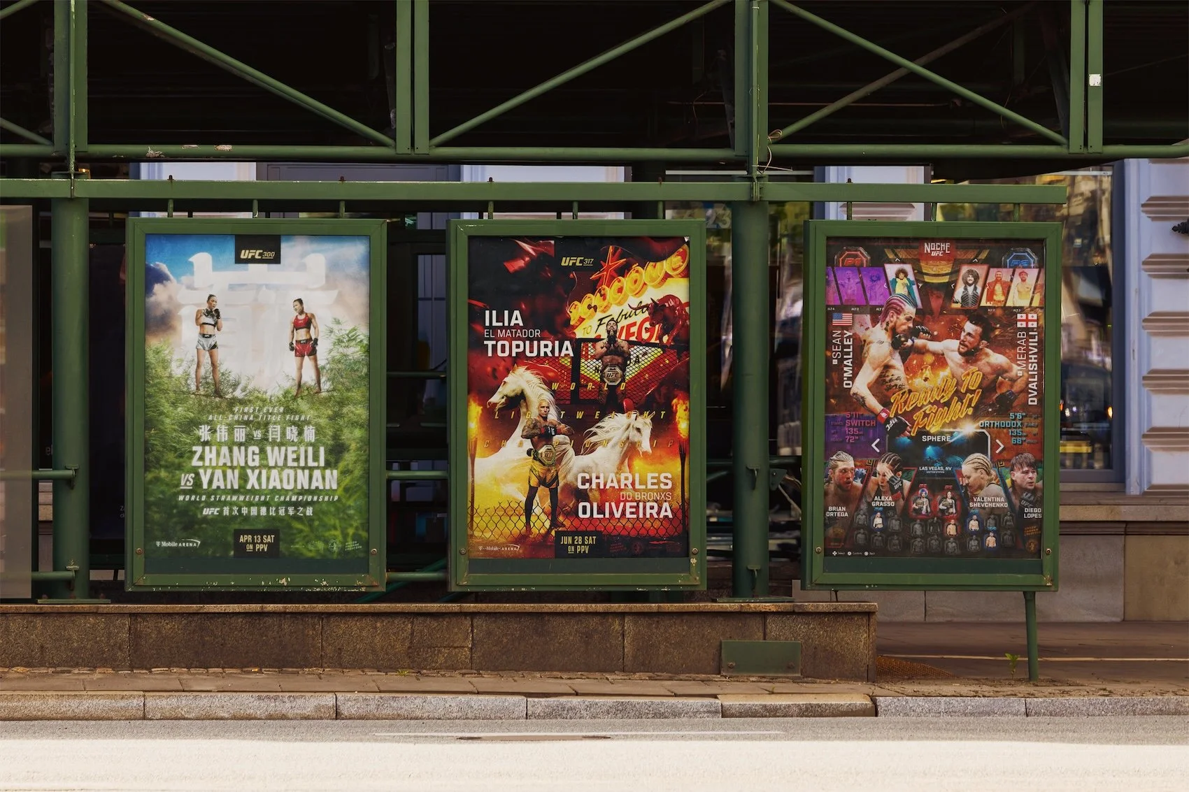 UFC posters tony yang brain damage creative