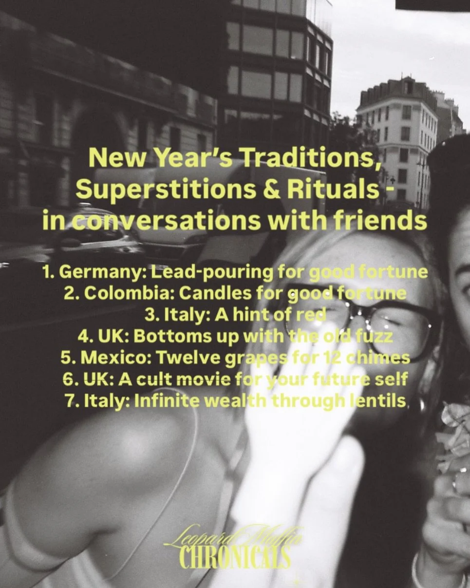 Over the years, I grew to dislike New Year&rsquo;s Eve like a scratchy sweater you thought was once a good idea. All the expectations for the evening, for the new year, for myself didn&rsquo;t fade with getting older.

I&rsquo;d much rather have a ca