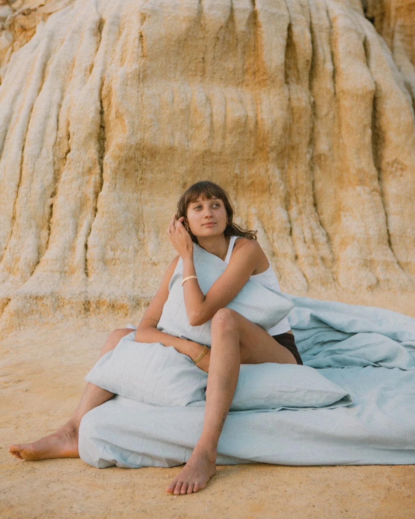 Hello! I&rsquo;m Sarina, the face behind the sheets you see. I was inspired to start this brand during the pandemic. I had couped up creativity, and I saw how much linen bedding was being bought around me. And I loved hemp! Long before it was well-kn