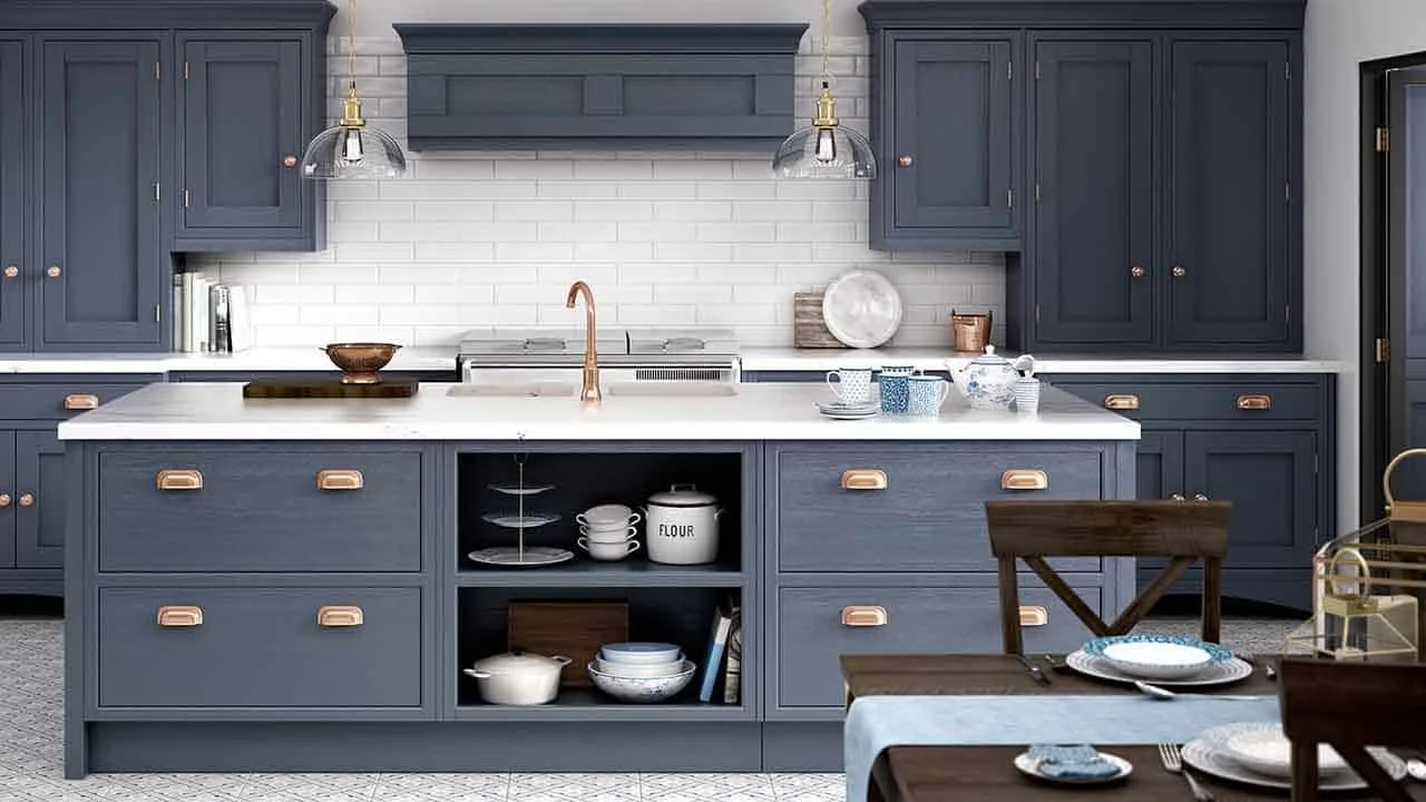 kitchen work tops white