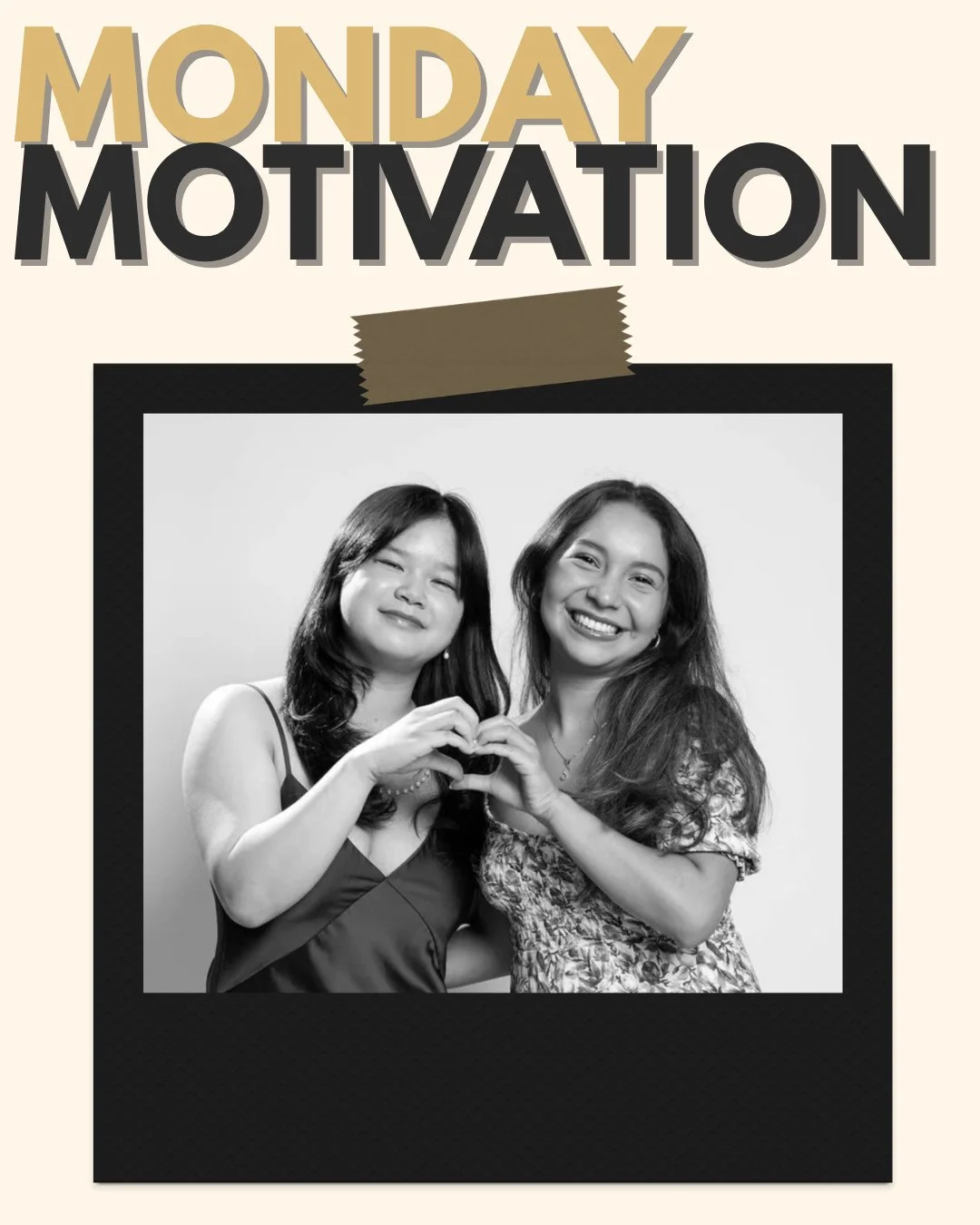 Monday reminder: The right people will never make you feel like you have to shrink, filter, or change who you are.⁠
⁠
Good friends create space for you to show up exactly as you are -  messy, growing, learning, and unapologetically yourself. They cel