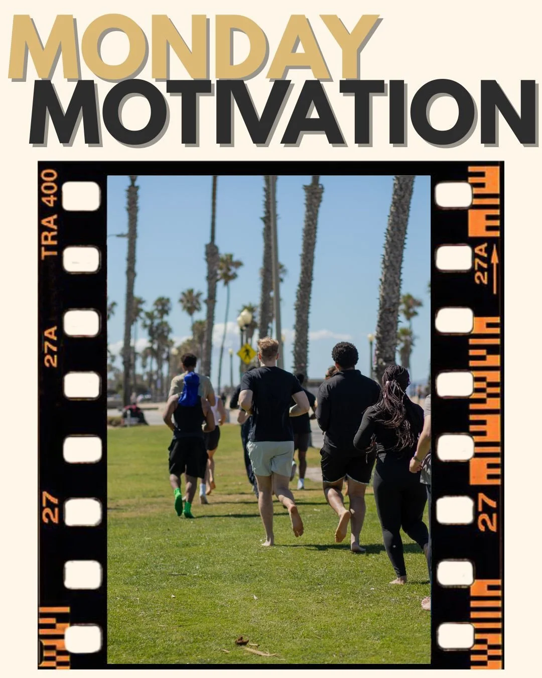 A new week is a fresh starting line!⁠
⁠
Whether it's a run around the block, a walk outside, or a workout that gets your heart pumping, movement is a reminder that progress happens one step at a time.⁠
⁠
You don't have to be the fastest - you just ha
