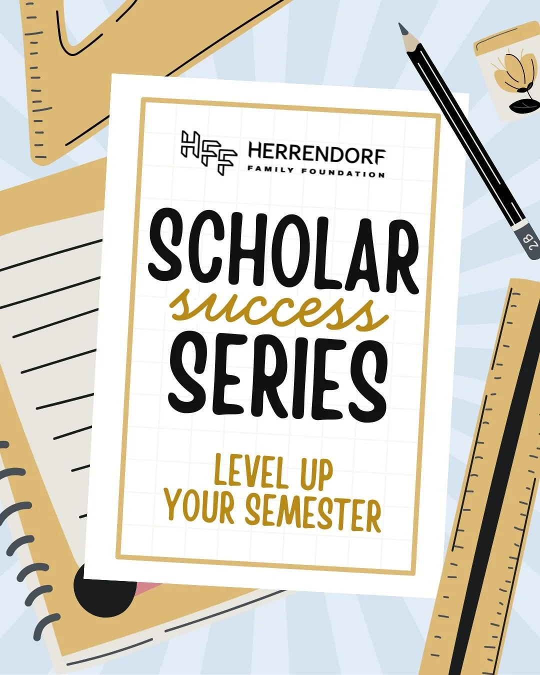 🎓✨Our Scholar Success Series "Level Up Your Semester" starts next week!⁠
⁠
As you head back to campus and settle into the fall semester, we&rsquo;re here to help you start strong, stay balanced, and make the most of your year. 💪📚⁠
⁠
📲 F