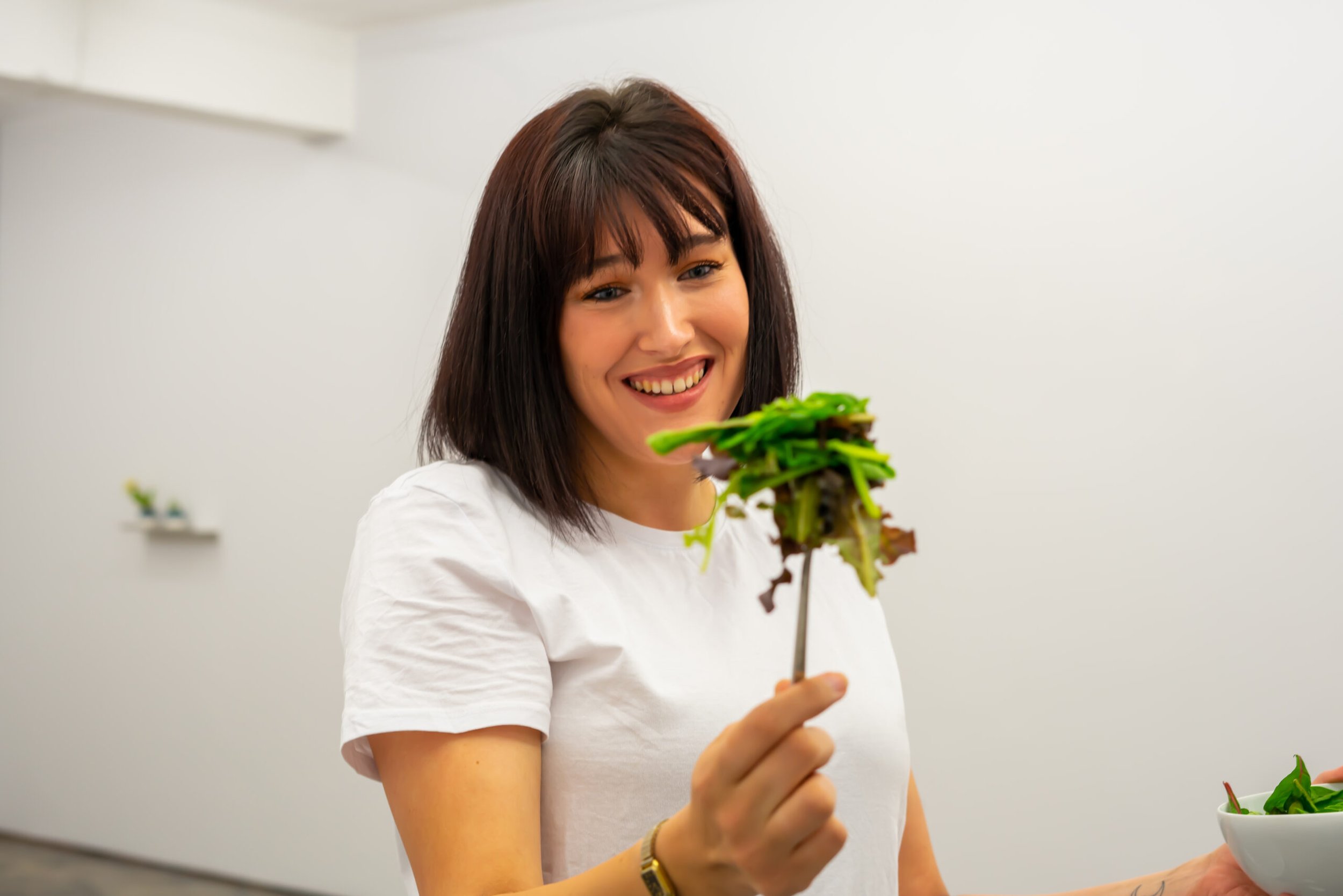 Emily Perry, Woman with Salad, 2016 – ongoing