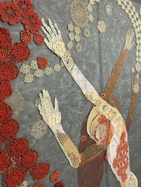 Totem for Humanity - Eva Petric

🕖 24. Nov - 11 Jan

Entitled &ldquo;Totem for Humanity &ndash; Tree of Life&rdquo; (2023), this multi-part work made of pieces of lace and other materials was commissioned by the ACFNY to inaugurate the New York Holi