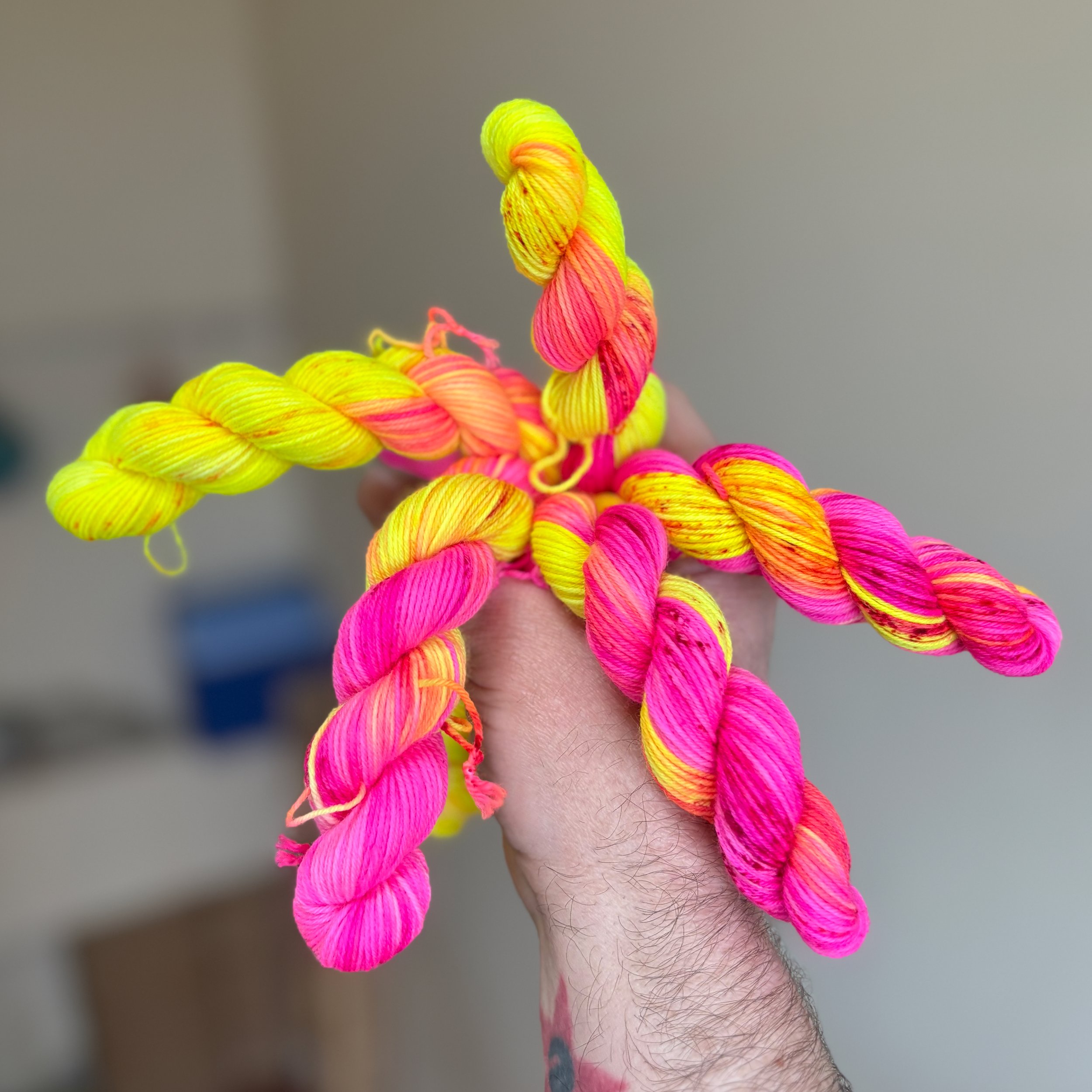 'Blackout Here I Come!' Miniskeins (Soxy Sock)