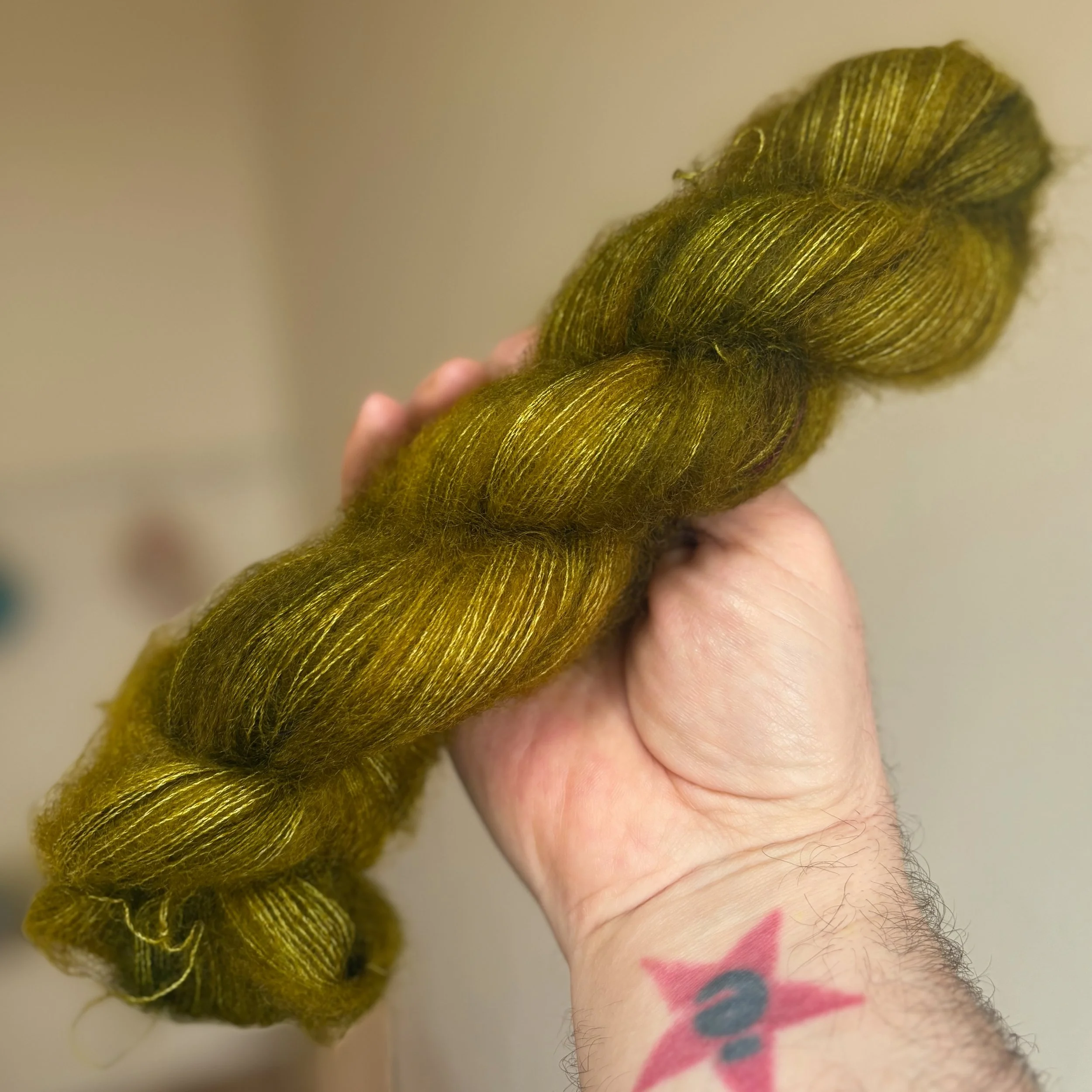 'Serpentine' (Mohair/Silk Lace)