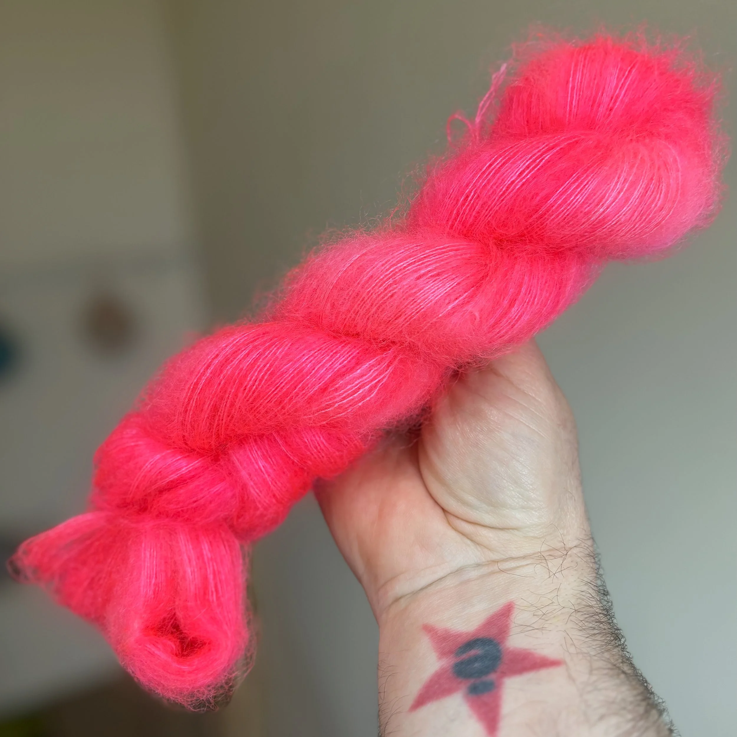 'That's So Hot!' (Mohair/Silk Lace)