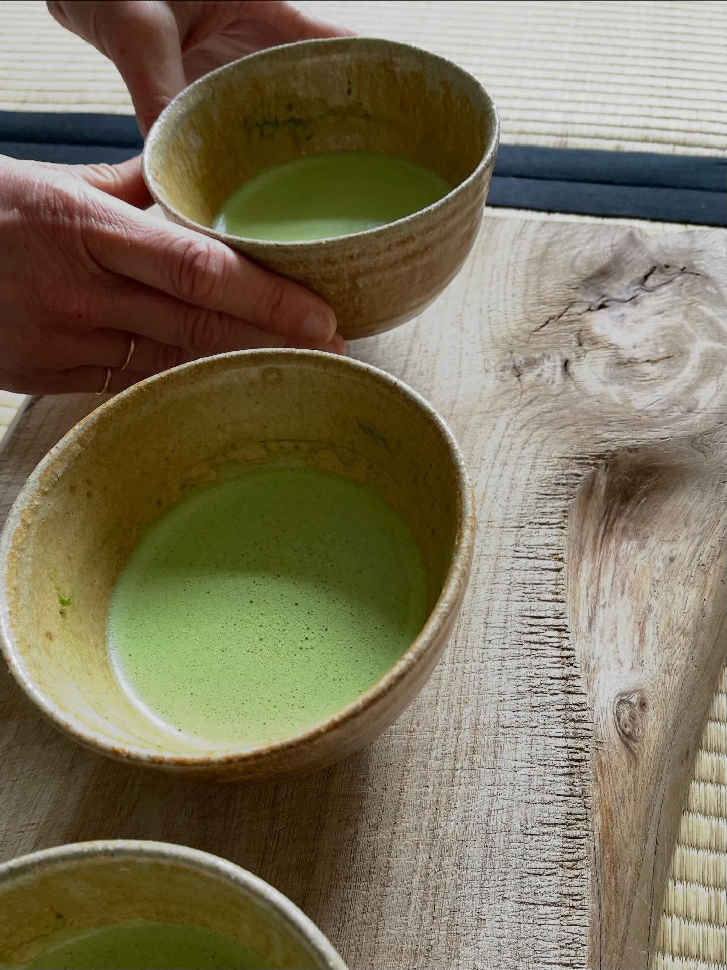 Organic matcha from Shibushi, Kagoshima.
A small tasting to decide which one to add to our matcha selection&hellip; all so delicious, with rich earthy and umami notes🌱🌱