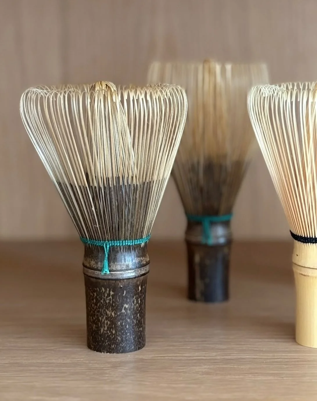 Black Bamboo Chasen

A high-quality chasen handcrafted in Takayama, Nara, Japan, by a skilled local artisan. Made from natural black bamboo, locally sourced and known for its flexibility, this whisk features 80 hand-carved tines, carefully shaped and