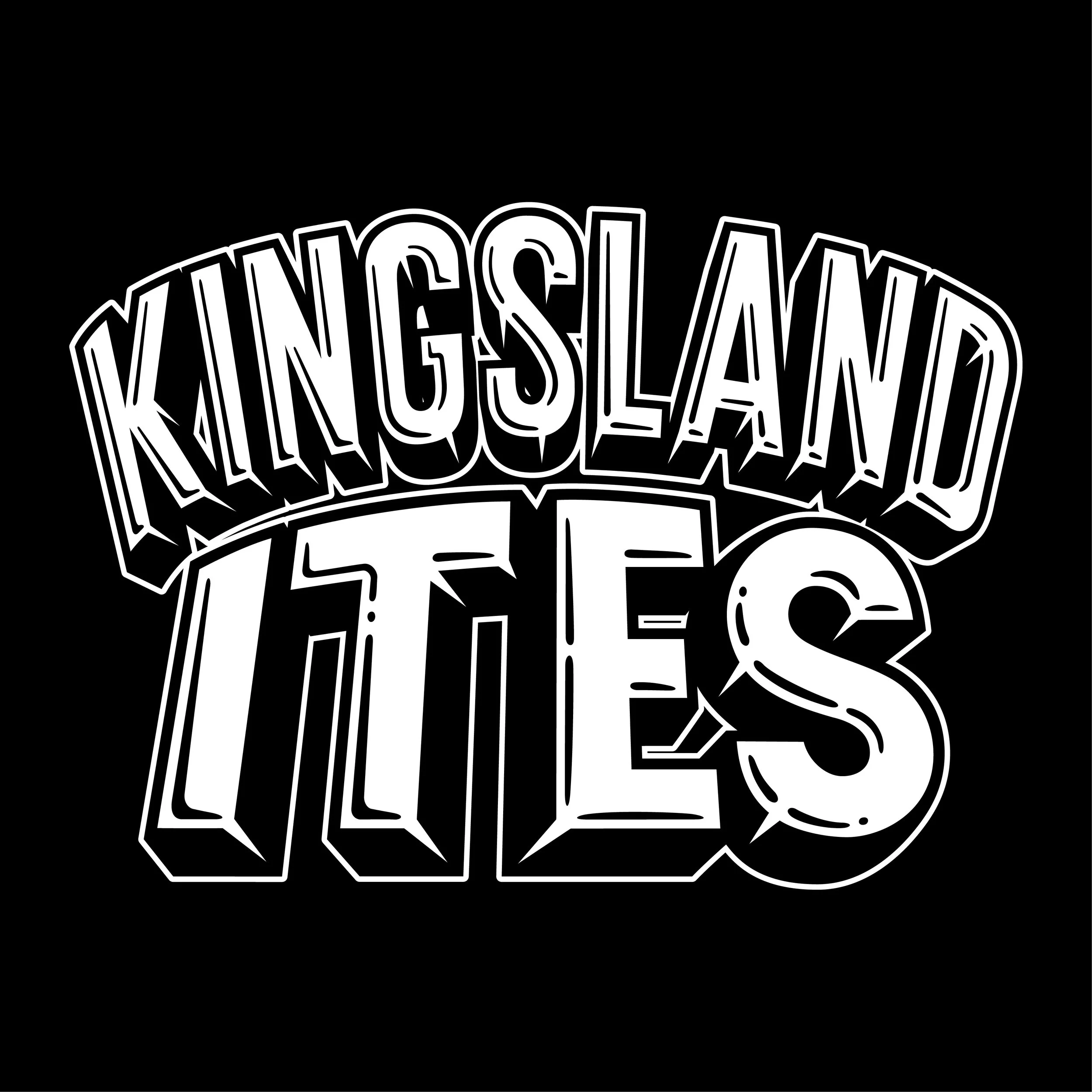 I designed this typographic logo for Kingsland Ites, a record label from Kingsland Records.