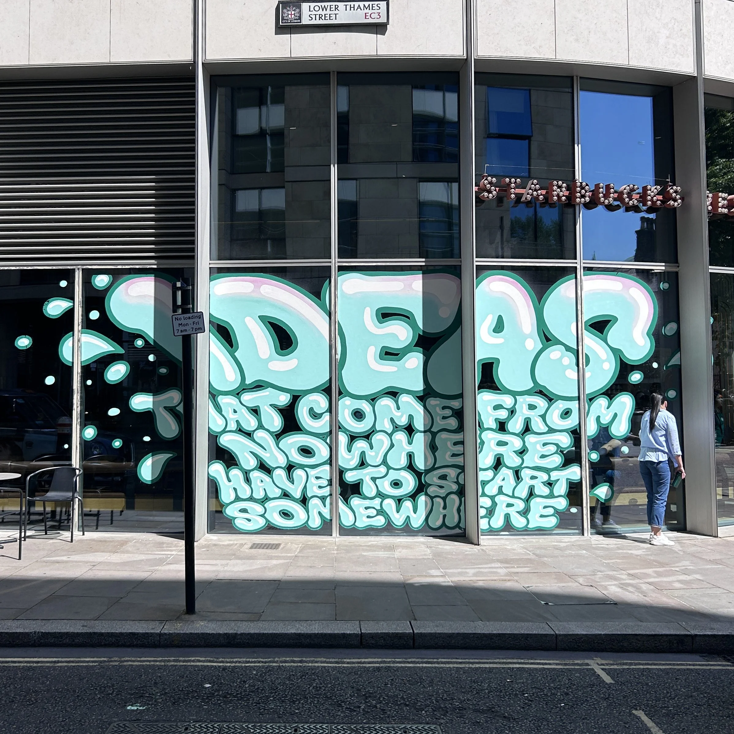 STARBUCKS - Window Mural