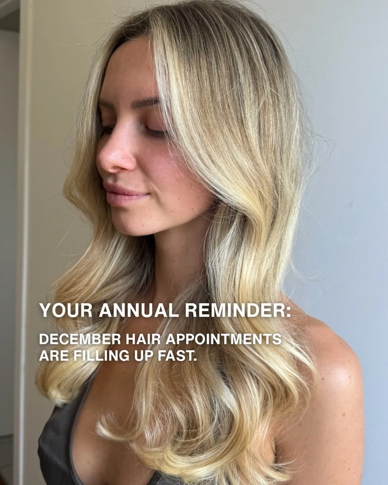Your reminder girls 🎄

Because we all want our hair done the same week in December!

Book your holiday hair appointment before it&rsquo;s too late 🤍

#maverickhairsalon #awardwinningsalon #christmasholidays #hairappointment #hairstylist