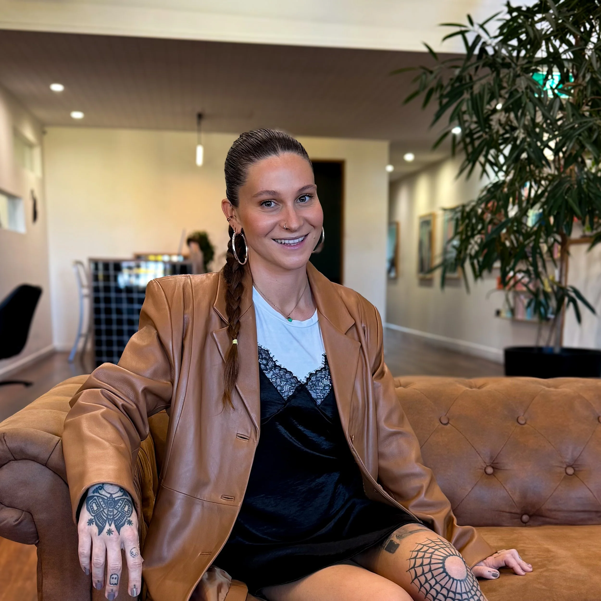 Izzie, master stylist at Maverick Hair Salon in Coolangatta