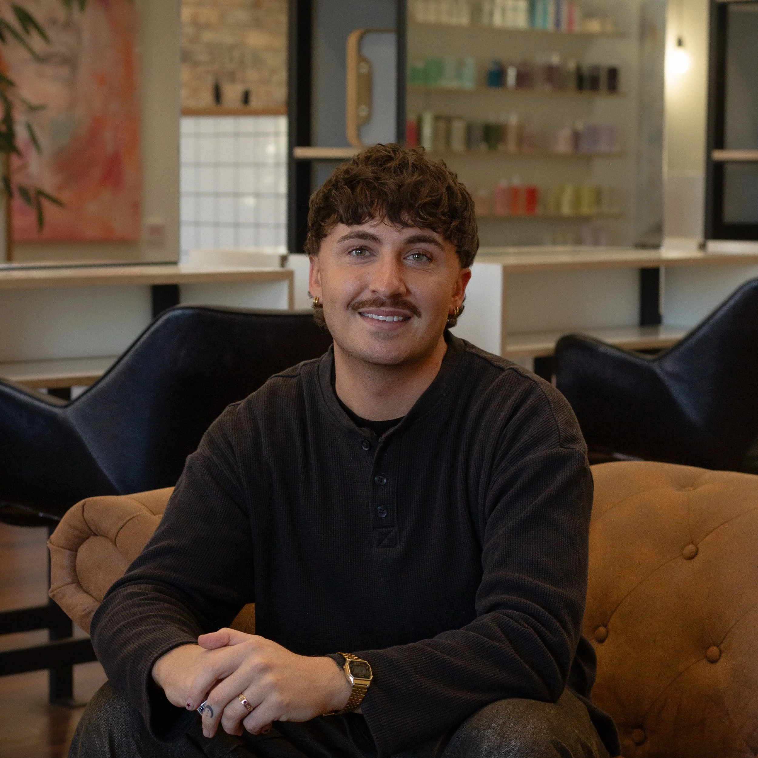 Harrison, senior stylist at Maverick Hair Salon in Coolangatta