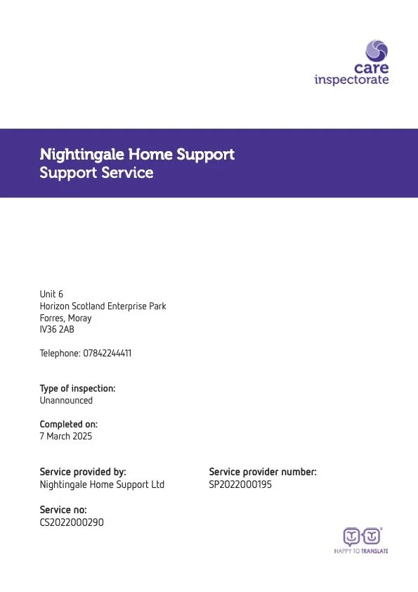 Inspection Report of March 2025